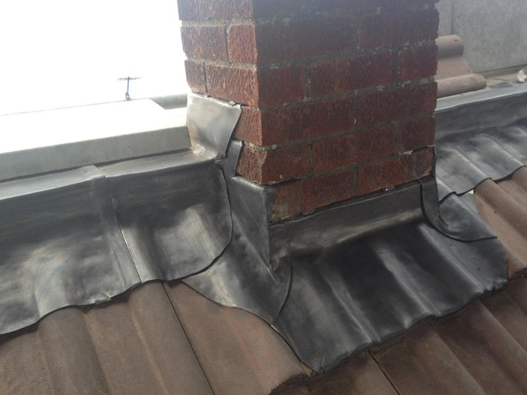 Chimney repair work