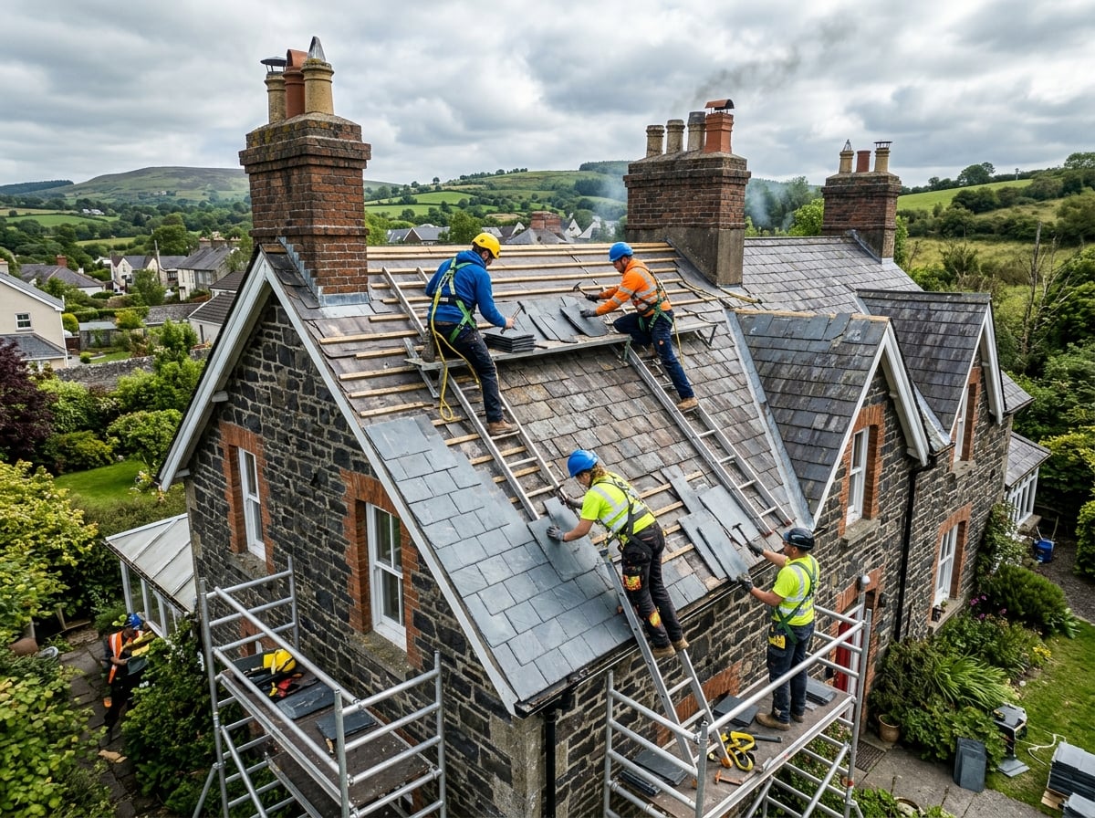 Cork Roofing team at work